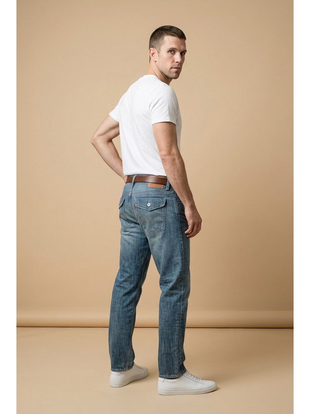 Vintage Y2K Levi's 514 Slim Straight Jeans Mens Size 34x30